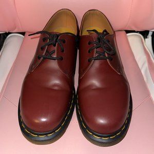 Dr. Martens 1461 Smooth Leather Cherry Red Oxford Shoes